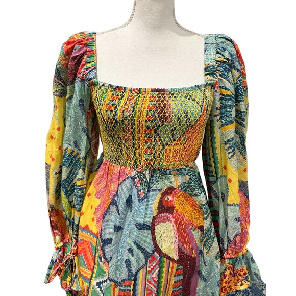 FARM Rio Colorful Tropical Mini Dress - Picture 6 of 10